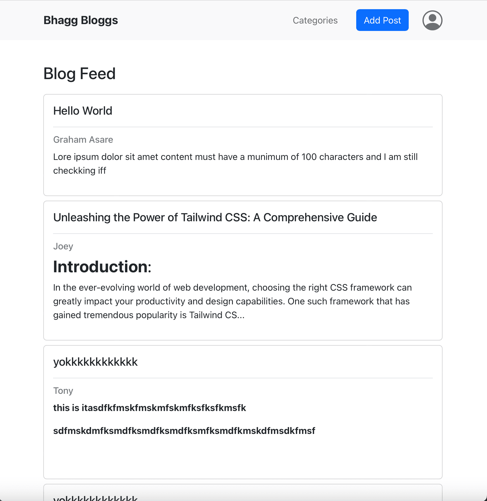 Image of Bhagg Bloggs