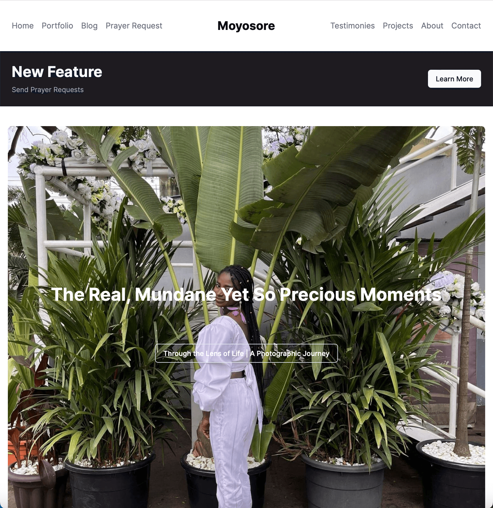 Image of Moyosore Blog Web App